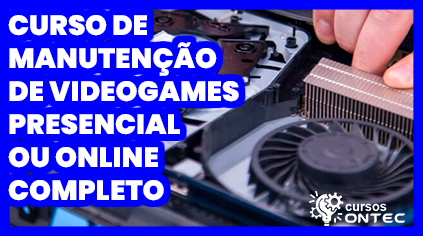 Curso Rápido grátis de Curso de manutenção de vídeo games